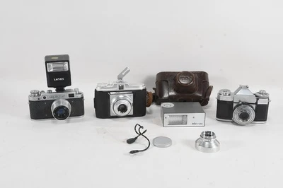 N95C13- 3x vintage camera including Zeiss Ikon Agfa  - Image 1 of 4