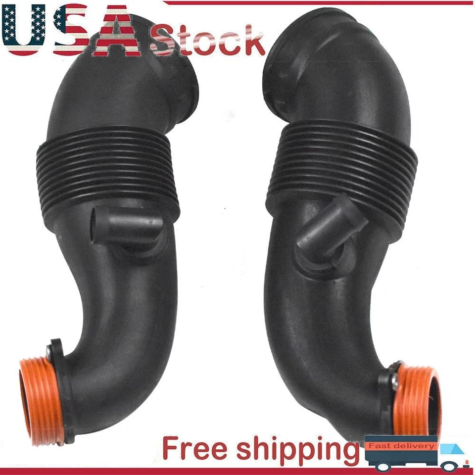 LEFT & RIGHT Air Intake Boot Pipe For 2015-2019 BMW X6 2014-2018 BMW X5 4-Door - Image 1 of 4