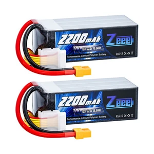 Zeee 22.2V 2200mAh 6S Lipo Akku Batterie 120C XT60 für RC Auto Flugzeug Drone 2x - Bild 1 von 8
