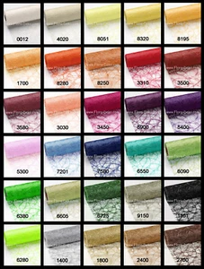 20m Sizoweb 20cm breit Tischband Hochzeit Tischläufer Trauer Geburtstag Party - Bild 1 von 28