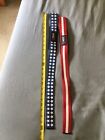 Dmoose Fitness Weight Lifting Straps - American Flag Theme - Gently Used
