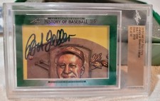 2015 Leaf Cut Signature History of Baseball Bob Feller 42/50 AUTO Indians HOF