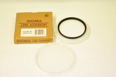 Sigma close-up lens 72mm in box. New old stock - Image 1 of 4