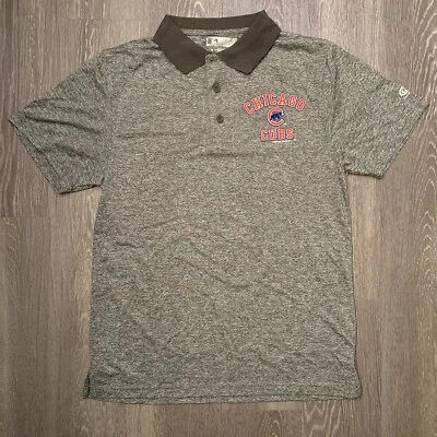 Camisa polo para hombre Chicago Cubs MLB mercancía genuina de True Fan talla mediana Foto 1 de 4