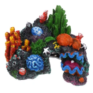 Adorno de arrecife de coral artificial realista coral pecera escondite decoración de acuario - Imagen 1 de 12