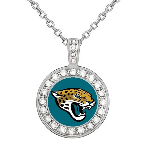 Jacksonville Jaguars Elegant Womens 925 Sterling Silver Necklace Football D18 Cover