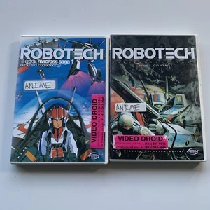 Lot Of 2 ROBOTECH Macross Saga 1 And Doest Contact Anime DVD - Picture 1 of 3