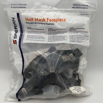 Sperian Half Mask Facepiece Reusable Air Purifying Respirator Medium 312000 - Image 1 of 3