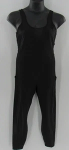 The North Face Romper One Piece Athletic Yoga Jumpsuit Women Black Sz Large New - Picture 1 of 4