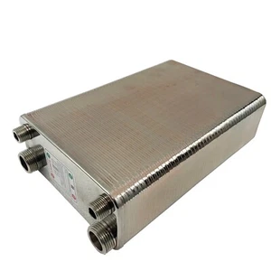100 Platten Edelstahl Wärmetauscher gelötet Plattenwärmetauscher - Bild 1 von 18