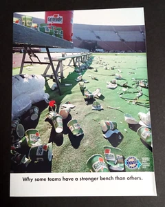 1994 Gatorade Sports Drink Super Bowl XXVIII Football Vintage Magazin geschnitten Druck Anzeige - Bild 1 von 2