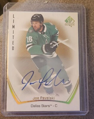 2021-22 SP Authentic Joe Pavelski Limited Autograph Gold - Dallas Stars  - Image 1 of 2