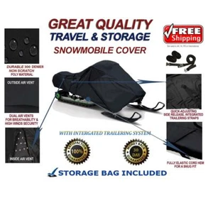 300D Snowmobile Cover fits Models: Yamaha Phazer RTX 2008-2012 2013 2014 - Picture 1 of 7