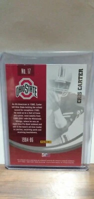  Cris Carter"Ohio State" football card Panini - Image 1 of 2
