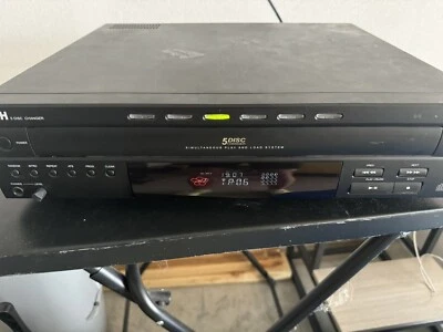 KLH DA1302 CD Changer 5 Compact Disc Player HiFi Stereo Vintage Home Audio Black - Image 1 of 4