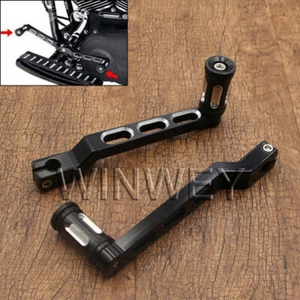 UK Heel Toe Shift Lever Shifter Peg For Harley Touring Softail Road Glide Black - Picture 1 of 6