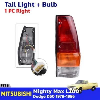Tail Light Lamp Right Fits Mitsubishi L200 Dodge Ram50 Plymouth Pickup 1978-86 Foto 1 de 4