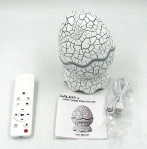 Dinosaur Egg Galaxy Star Projector Starry Light Night Light w/Music Player - Picture 1 of 8
