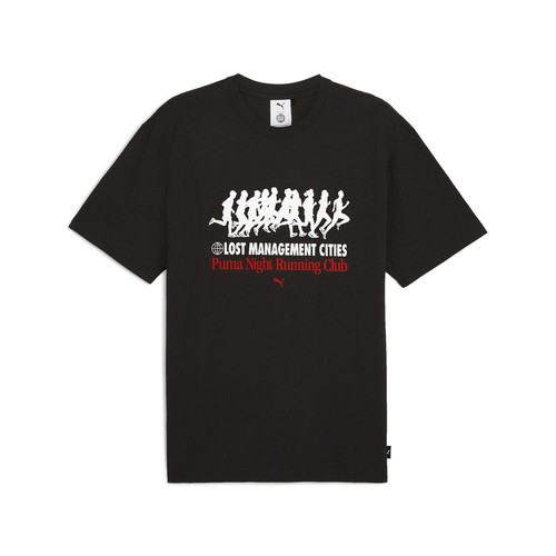 Puma Lost Management Cities Grafica Girocollo Manica Corta T Shirt Uomo Nero Ca