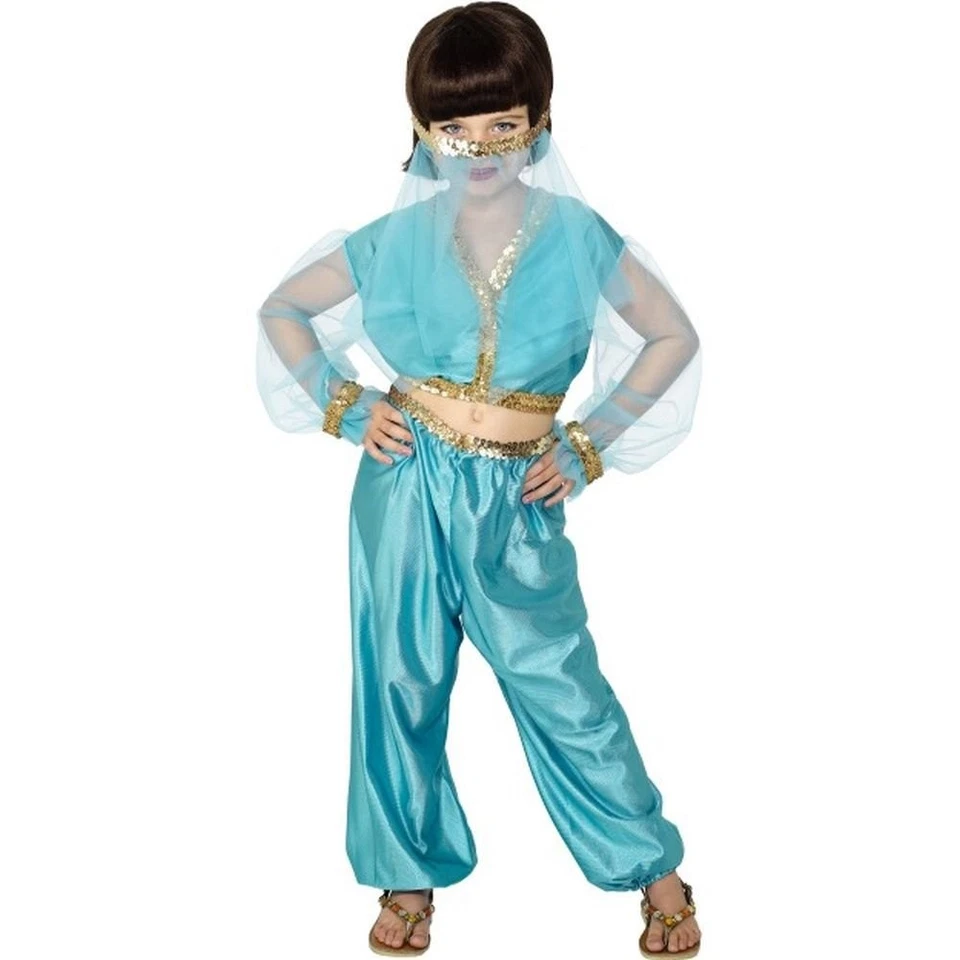 Smiffys Arabian Princess Costume, Blue (Size M) - Imagen 1 de 1