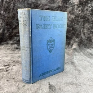 Blue Fairy Book Andrew Lang Antique Hardcover Grosset - Imagen 1 de 14
