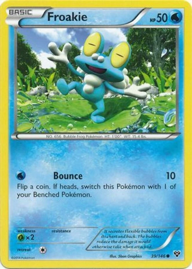 Froakie - 39/146 - Common - Damaged - Image 1 of 1