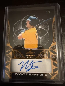 Leaf Trinity 2024 1/1 Auto Wyatt Sanford CA-WS1 - Picture 1 of 6