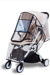 Universal Kinderwagen Regenschutz mit Sichtfenster - Bild 1 von 4