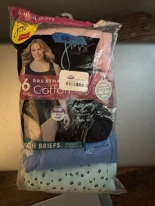JMS by Hanes Damen Gr. 11 Übergröße 22/24 Slips Unterwäsche 6er Pack High Slip - Bild 1 von 2