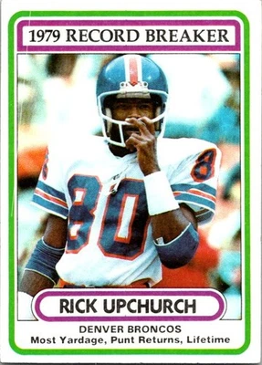 Rick Upchurch 1980 Topps #5 Denver Broncos - Image 1 of 2