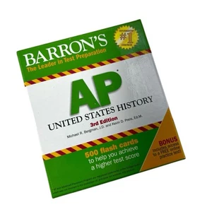 Barron’s AP United States History Flash Cards Like NEW Advanced Placement Test - Picture 1 of 7