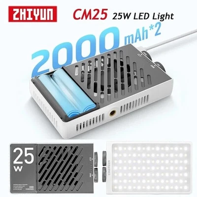 ZHIYUN CM25 Videoleuchte Photography Led Fotostudio Kamera Licht Dimmbare - Bild 1 von 4