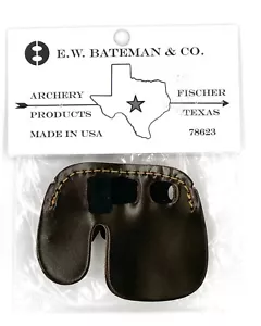 Bateman Cordovan Split Finger Archery Shooting Tab - Picture 1 of 2