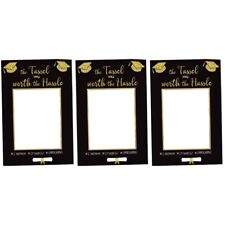  3 Count Frame Props Graduation Photo Booth for Group Photos