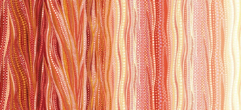 Moda Fabrics with #51247 13D  "DREAM SCAPES" ORANGE   BTY - Image 1 of 1