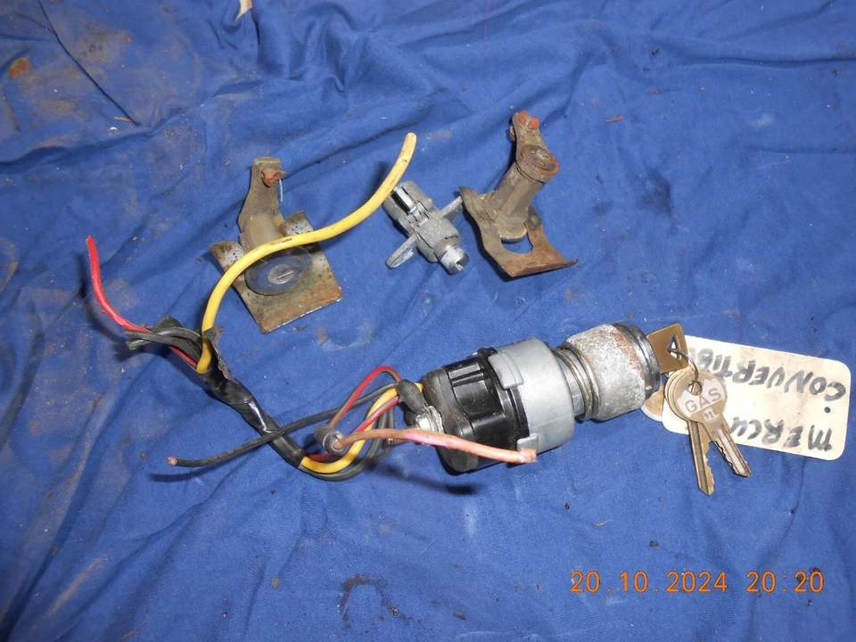 FORD MERCURY OEM 1960 61 62 63 64 65 66 67 CERRADURAS DE PUERTA DE ENCENDIDO CERRADURA DE GUANTERA Foto 1 de 1