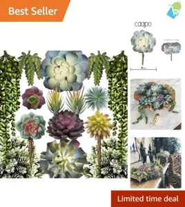 Vibrant 15-Piece Faux Cactus Plant Set for Elegant Home and Office Decor - Picture 1 of 11