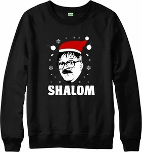 Peace Jewish SHALOM Pullover Christmas Jumper Xmas Festive Gift Men Sweatshirt - Picture 1 of 3