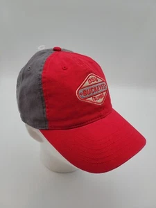 Hut OSU Buckeyes Columbus rot & grau Erwachsene verstellbar Ohio State NCAA  - Bild 1 von 10