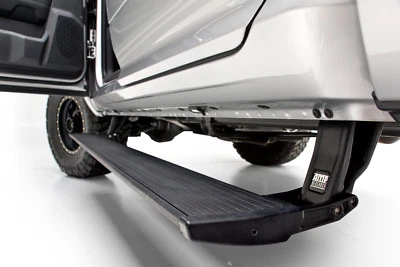 Tabla de correr retráctil AMP PowerStep para 07-10 Silverado Sierra 2500 3500 6,6 Foto 1 de 4