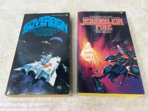 Science Fiction Paperback Lot Of 2 By R.M. Meluch Sovereign Jerusalem Fire - Picture 1 of 7