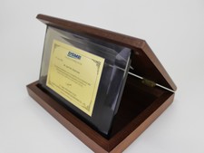 DSME PLAQUE OF APPRECIATION 5,625g GOLD 999,9%