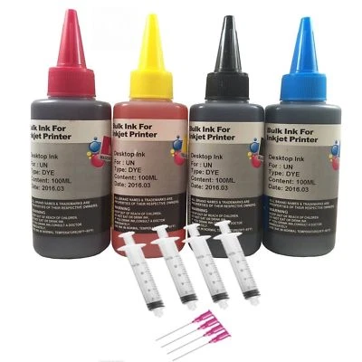 Refill ink kit for Lexmark 150XLA Pro715 Pro915 S315 S415 S515 4X100ML - Image 1 of 3