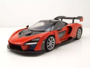 Mclaren Senna 2018 Trofeo Mira Naranja Coche a Escala 1:24 MotorMax - Imagen 1 de 9