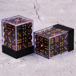 NEW Dice Cube Set of 36 D6 (12mm) - MidNight Purple - Picture 1 of 3