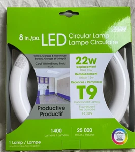 LED Circular Lamp 8in Replace 22w T9 G116 - Picture 1 of 6