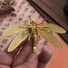 Brass Dragonfly Figurines Toy Removable Wings Office Desk Small Ornamentbdzyq F3