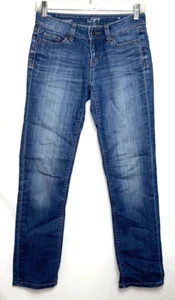 Ann Taylor Women's Straight Leg Petite Jeans Size 00 Blue B23*J - Picture 1 of 3