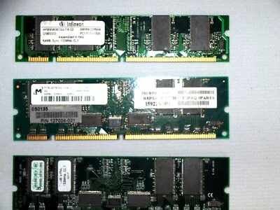 3 Ram Sticks 64 MB PC133-333 133MHz CL3 RAM - Image 1 of 2