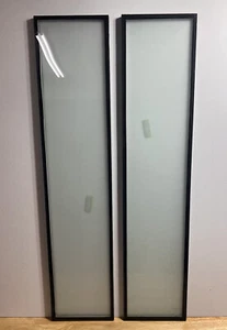 Acid Wash Sidelight Window Panel Sidelight 5 Layer 8"X36"X1/2" Glass Only - Picture 1 of 13